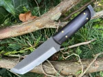g Knife with Sheath Tanto Blade Full tank knife -Black