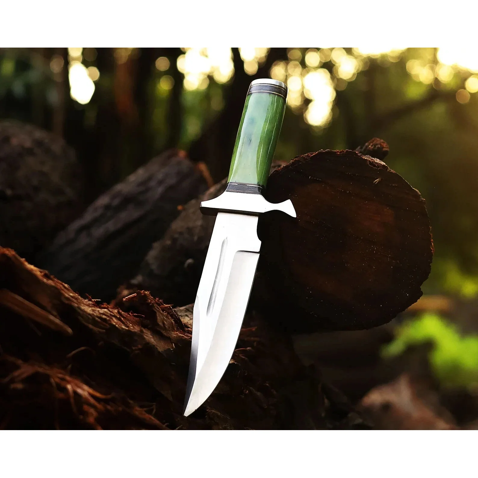 10 Stainless steel Bowie Knives - Image 1