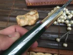 Custom Handmade Damascus Hunting Knife - Full Tang - Image 3