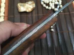 Custom Handmade Damascus Hunting Knife - Beautiful Bowie Knife - Image 3