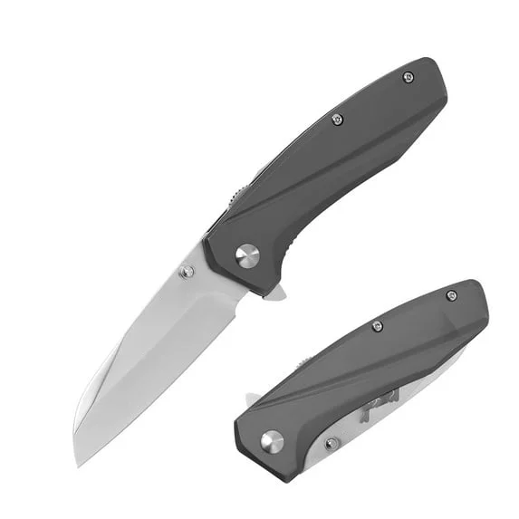6 Stainless steel Folding Knives - Image 1