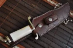 Handmade Damascus Hunting Knife - Massive Bowie Knife - Image 2
