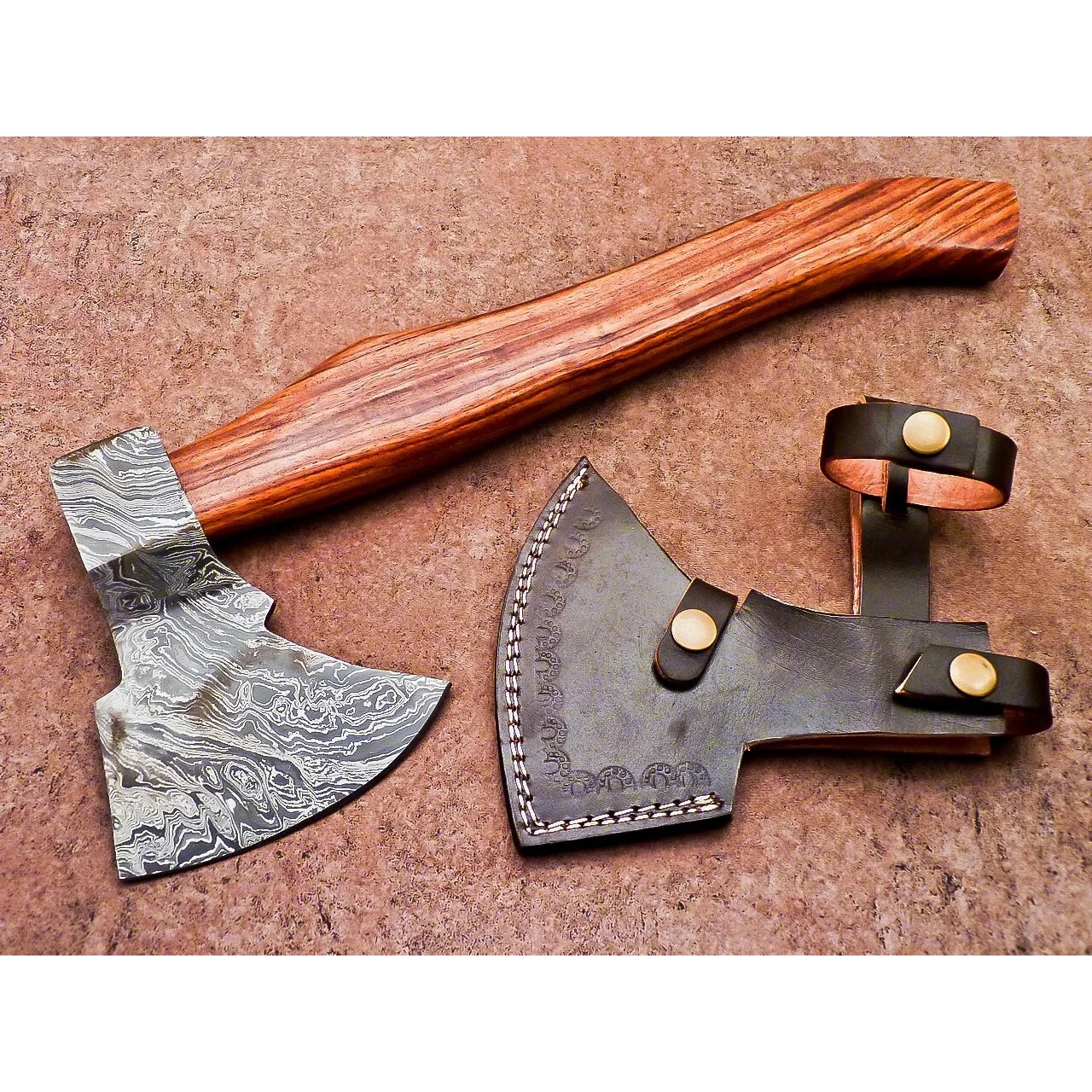 7 Damascus Steel Axe & Hatchets - Image 1